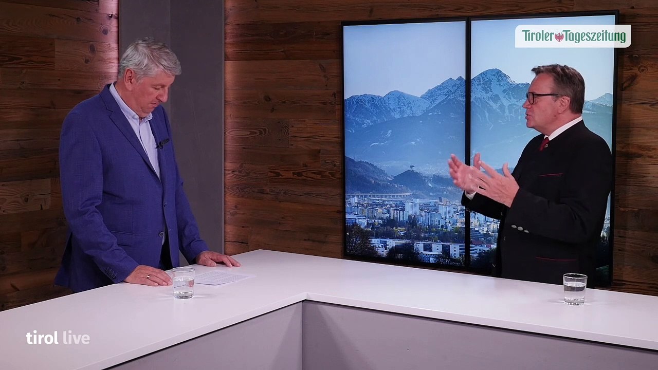 Günther Platter in „Tirol Live”