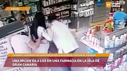 Una mujer da a luz en una farmacia en la isla de Gran Canaria