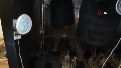 Kayseri'nin en büyük uyuşturucu madde imalathanesi böyle görüntülendi