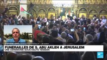 Funérailles de Shireen Abu Akleh : une cérémonie sous haute tension