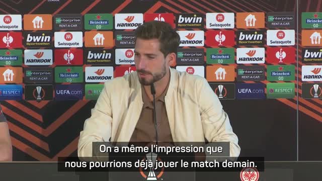 Finale - Trapp : "On a envie de jouer le match demain !"