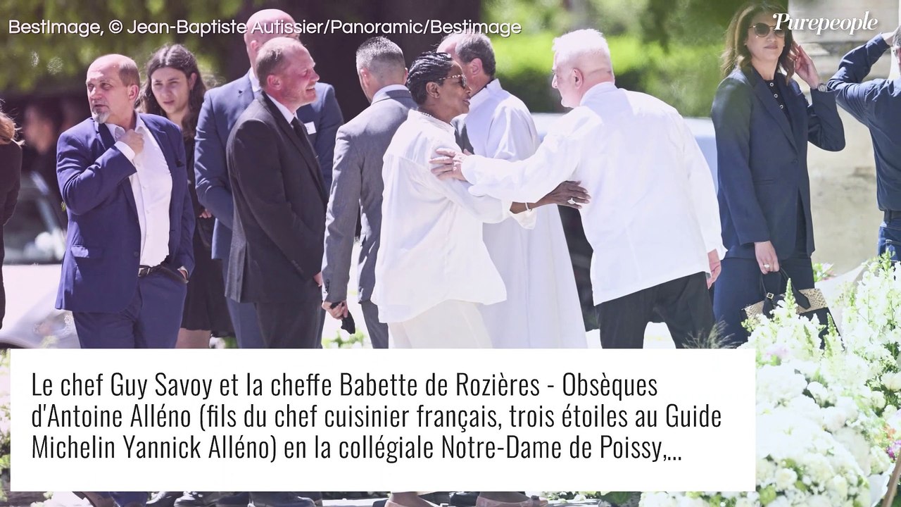 Obsèques d'Antoine Alléno : son père Yannick Alléno digne, épaulé par de nombreuses personnalités