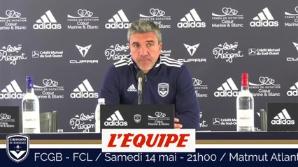 Guion : « Jouer le coup à fond » - Foot - L1 - Bordeaux