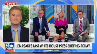 Fox & Friends Bids Jen Psaki Fond Farewell With Montage of ‘Doocy and Psaki Greatest Hits’