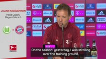 Nagelsmann enjoyed 'quick' first season at Bayern