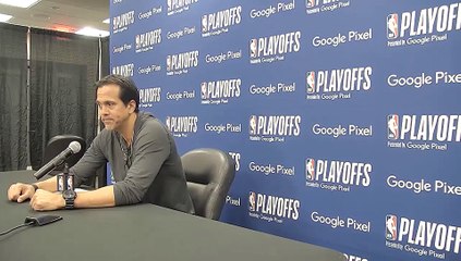 Erik Spoelstra after Thursday's Game 6 victory against Sixers