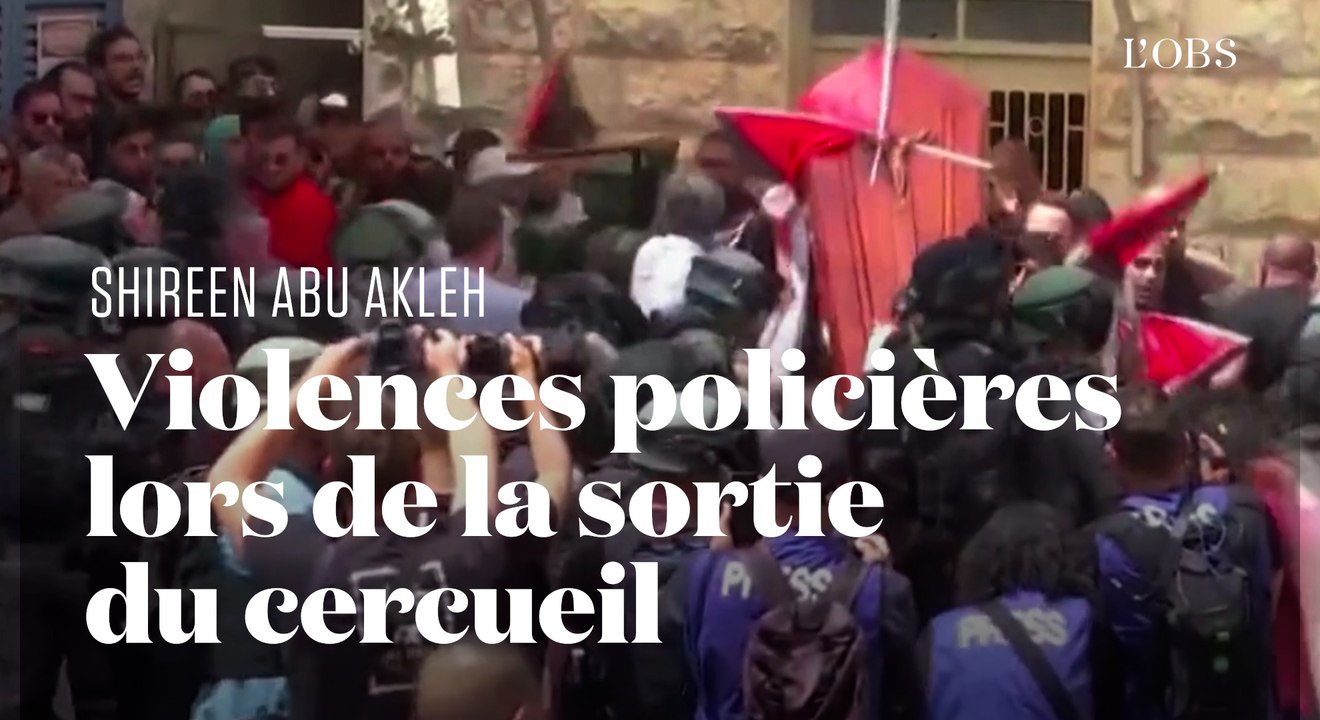 Des violences à Jérusalem pendant le cortège funéraire de la journaliste Shireen Abu Akleh tuée en Cisjordanie