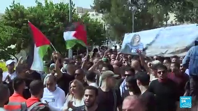 Retour en images sur les funérailles de la journaliste palestinienne Shireen Abu Akleh