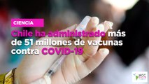 Chile ha administrado más de 51 millones de vacunas contra COVID-19