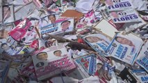 Filipinas recicla todos los carteles electorales hechos de plástico