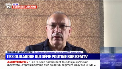 "Je pense que Vladimir Poutine n'est pas prêt à déclarer officiellement la guerre"