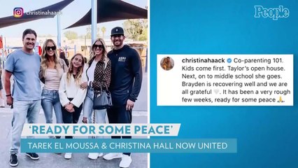 Tarek El Moussa and Christina Hall Put on a United Front in Family Photo with New Spouses After Public Spat
