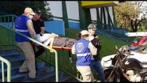 Homem fica ferido ao cair de escada no Ginásio do Ciro Nardi, em Cascavel