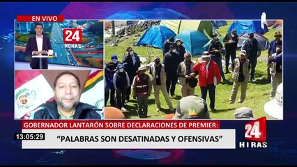 Gobernador de Apurímac: “Premier debe cambiar su actitud, no puede llamarnos secuestradores"