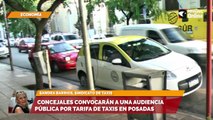 Concejales convocarán a una audiencia pública por tarifa de taxis en posadas