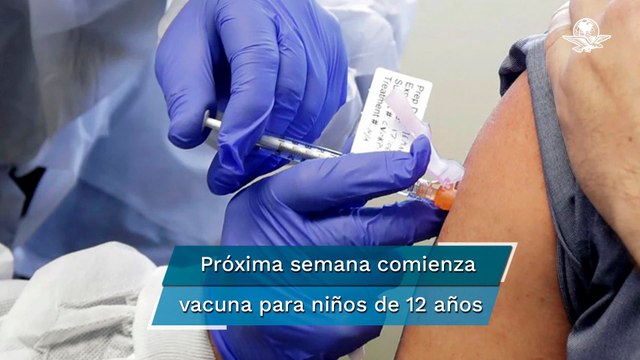 El próximo jueves inicia vacunación contra covid para niños de 12 años en CDMX
