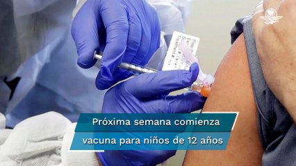 El próximo jueves inicia vacunación contra covid para niños de 12 años en CDMX