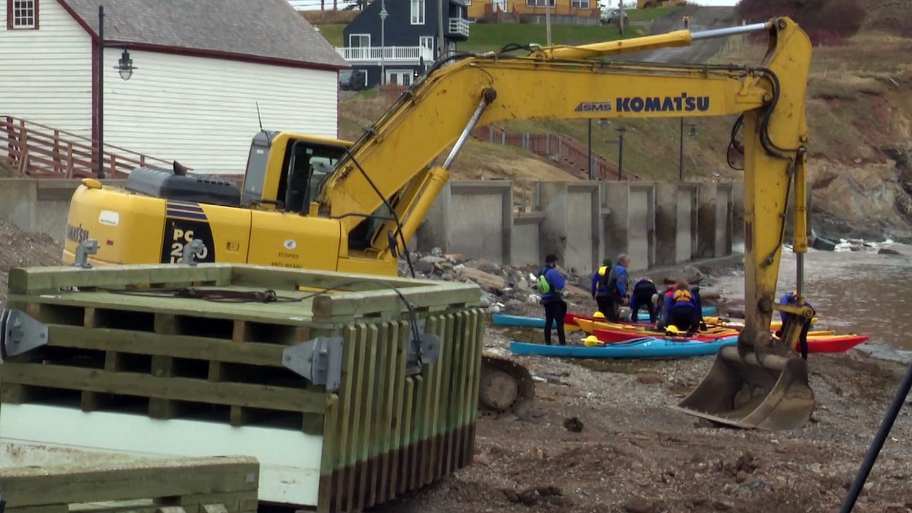 D'autres travaux de dragage au quai de Percé