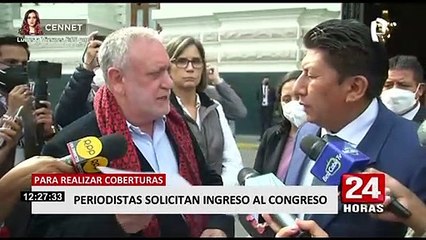 Alva sobre incidente con periodistas: “soy una persona de carne y hueso”