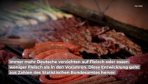 Neue Statistik zeigt: Deutsche essen weniger Fleisch und mehr Ersatzprodukte