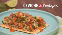 Ceviche de lentejas en solo 3 pasos, ¡rico, llenador y económico!