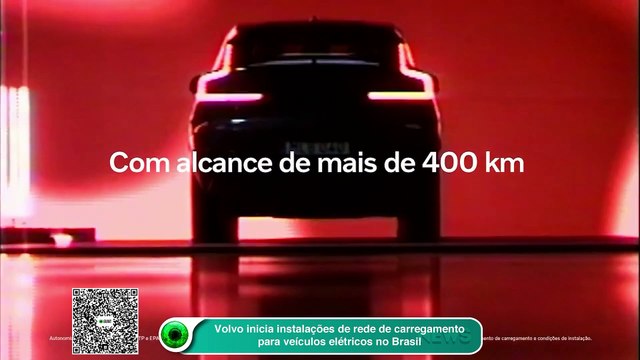 Volvo inicia instalações de rede de carregamento para veículos elétricos no Brasil