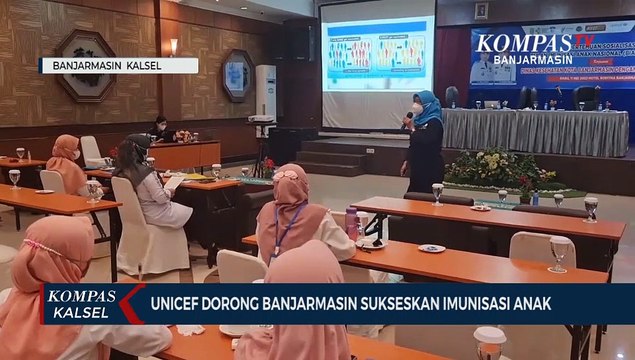 Didukung UNICEF, Bulan Imunisasi Anak Nasional di Banjarmasin Dimulai dari Posyandu dan Puskesmas