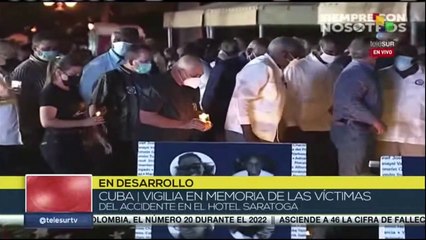 Toda Cuba guardó silencio en homenaje a las víctimas del hotel Saratoga