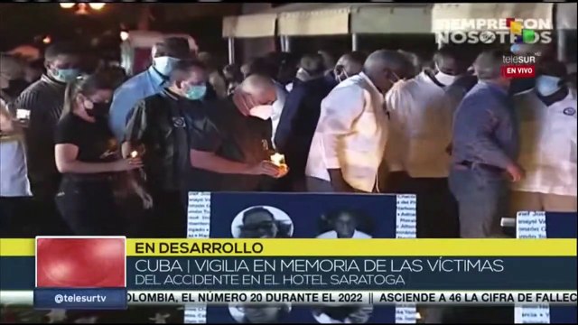Toda Cuba guardó silencio en homenaje a las víctimas del hotel Saratoga