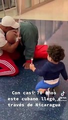 Emotivo: Cubano realiza la travesía desde Nicaragua para reencontrarse con su hijo en Miami