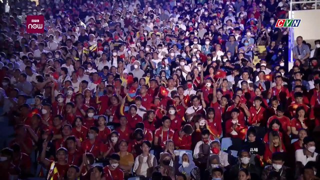 ông Nguyễn Văn Hùng phát biểu chào mừng tại Sea Games 31