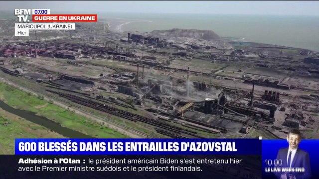 Les combats se poursuivent à Azovstal et ont fait au moins 600 blessés selon les autorités ukrainiennes