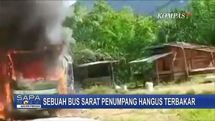 Kobaran Api Lahap Habis Bus ALS, 46 Penumpang Lanjutkan Perjalanan dengan Bus Pengganti