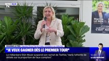 Marine Le Pen, candidate aux législatives dans le Pas-de-Calais: 