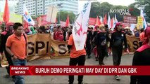 Personel Gabungan Polri, TNI, Satpol PP, & Dishub Amankan Demo May Day Fiesta 2022