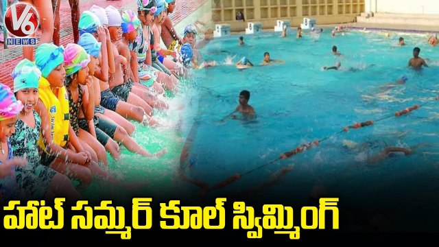 Ground Report _ Special Report on Summer Swimming Pools _ Hyderabad _ V6 News