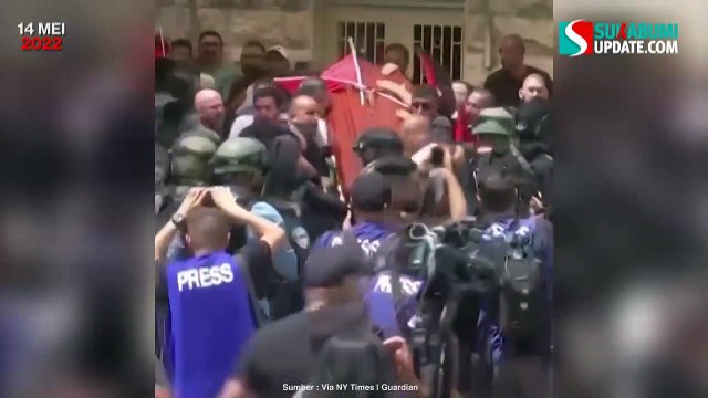 Polisi Israel Serang Prosesi Pemakaman Jurnalis Shireen Abu Akleh