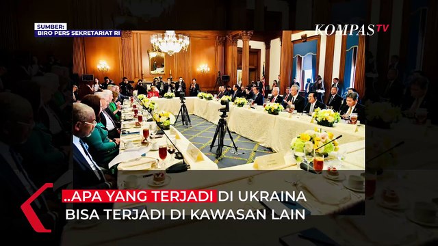 Jokowi Sampaikan Kekhawatiran Perang Rusia-Ukraina Terjadi di Wilayah Lain