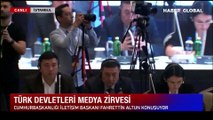 İletişim Başkanı Fahrettin Altun'dan Türk Devletleri Medya Zirvesi'nde mesajlar