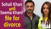Sohail Khan Seema Khan file for divorce after 24 years of marriage