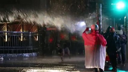 Los disturbios empañan el homenaje a la periodista Francisca Sandoval muerta en una marcha en Chile