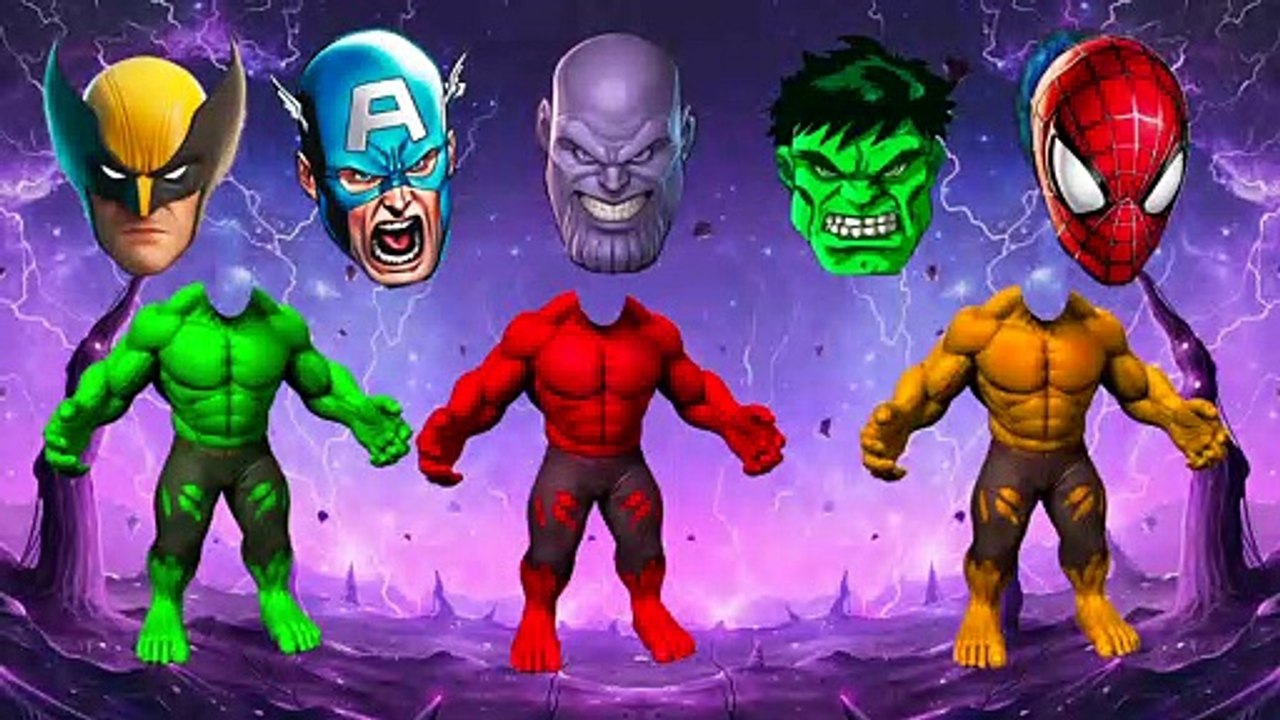 Wrong Heads Topㅣ Wrong Superheroes Puzzle ㅣGuess right HEAD!ㅣDANNY WRONG GAMER!