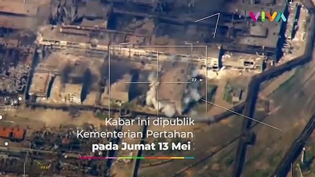 Detik-detik Kilang Minyak Hancur Diserang Rudal Laut Rusia