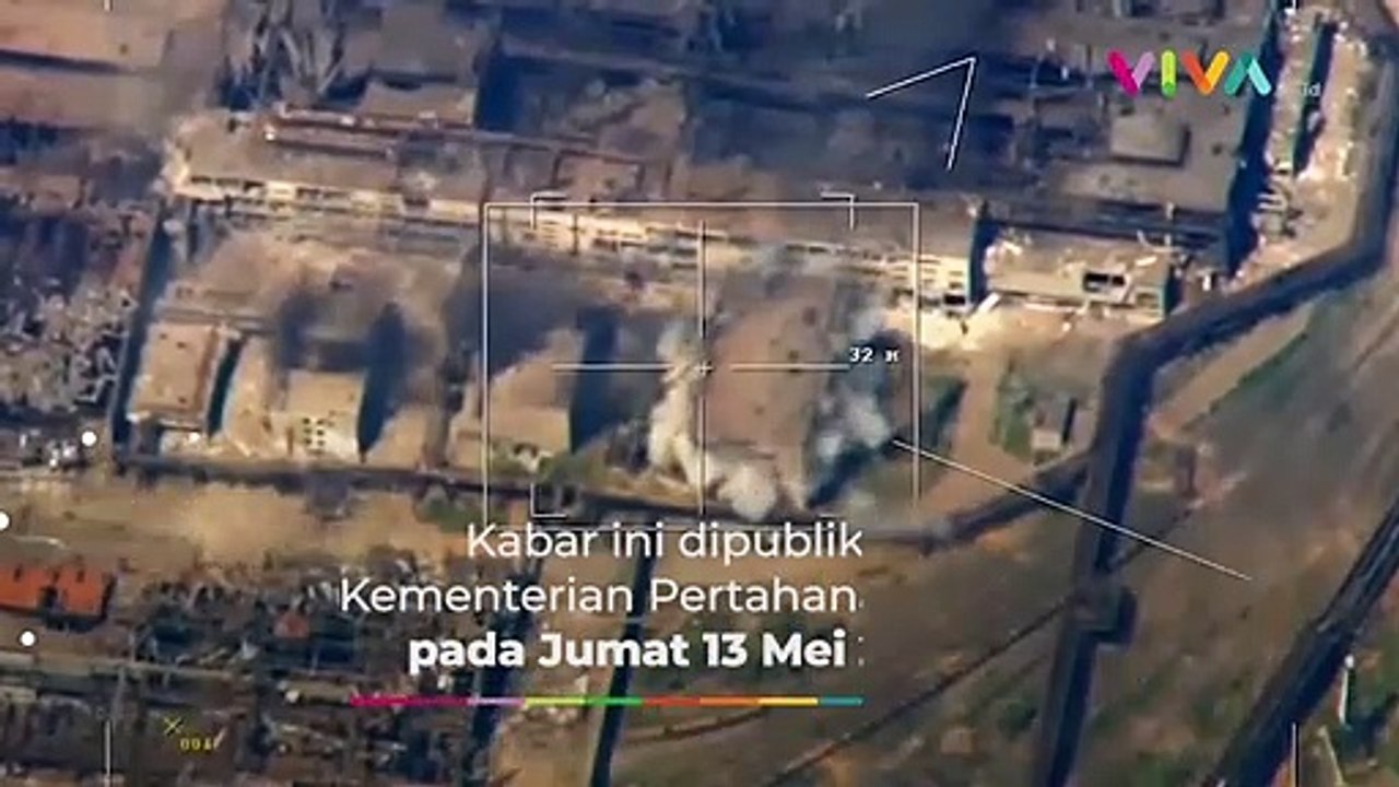 Detik-detik Kilang Minyak Hancur Diserang Rudal Laut Rusia