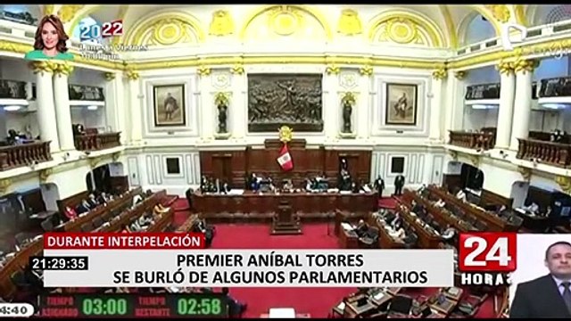 Aníbal Torres se muestra desafiante en el Congreso, pero pide “pacto de gobernabilidad”