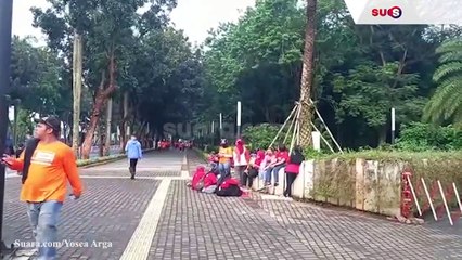 Ribuan Massa Buruh May Day Fiesta Membubarkan Diri Dari GBK