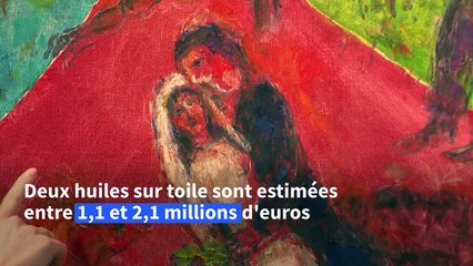 Des œuvres inédites de Chagall présentées à Paris avant une vente à Londres