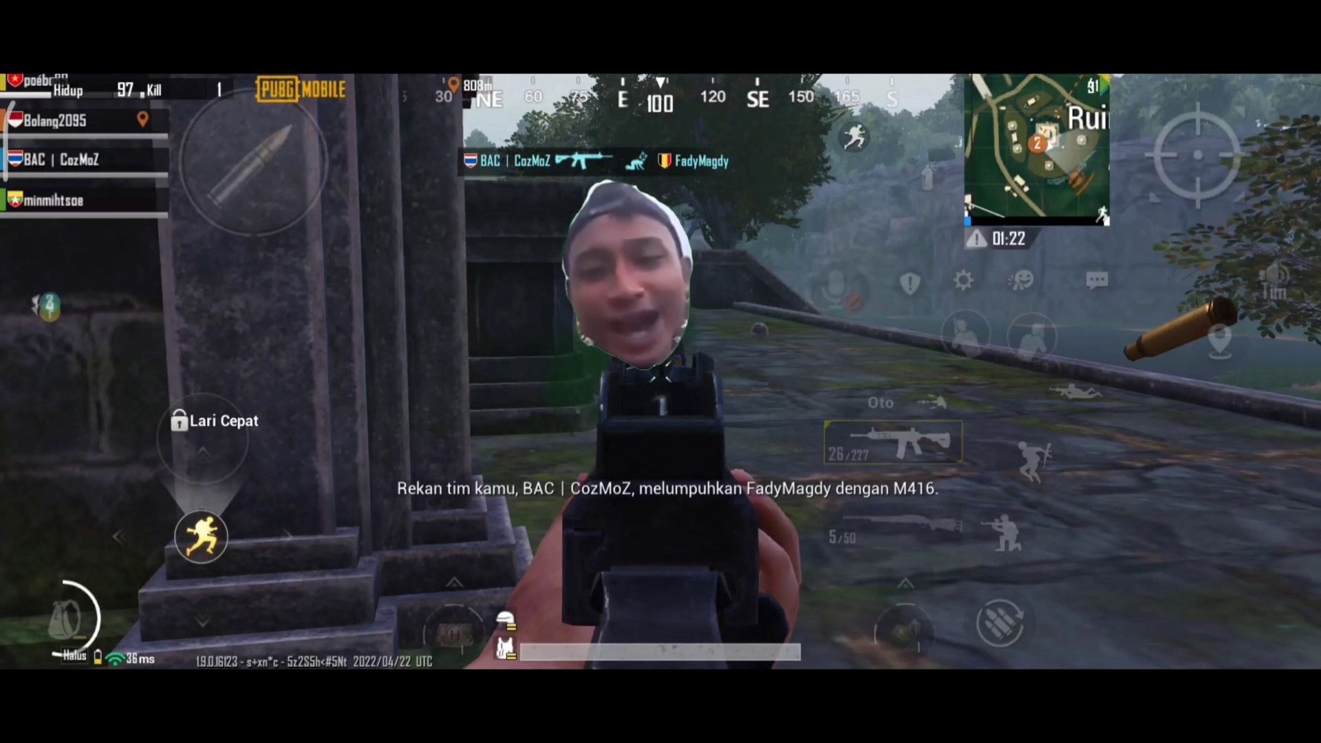 Video Lucu PUBG Mobile.EXE Skill On Sanhok