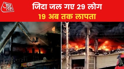 Police tightens security in Delhi's Mundka