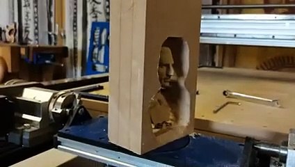 Buste 3D réalisé sur 3 axes